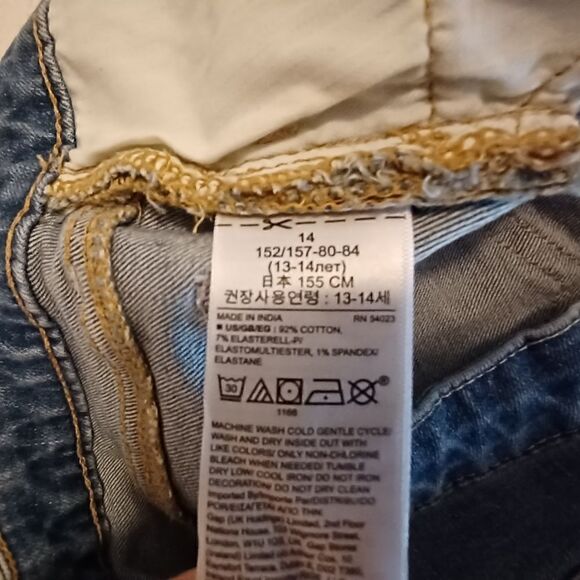 Gap stretch midi shorts with sequin girl size 14 - Picture 6 of 6